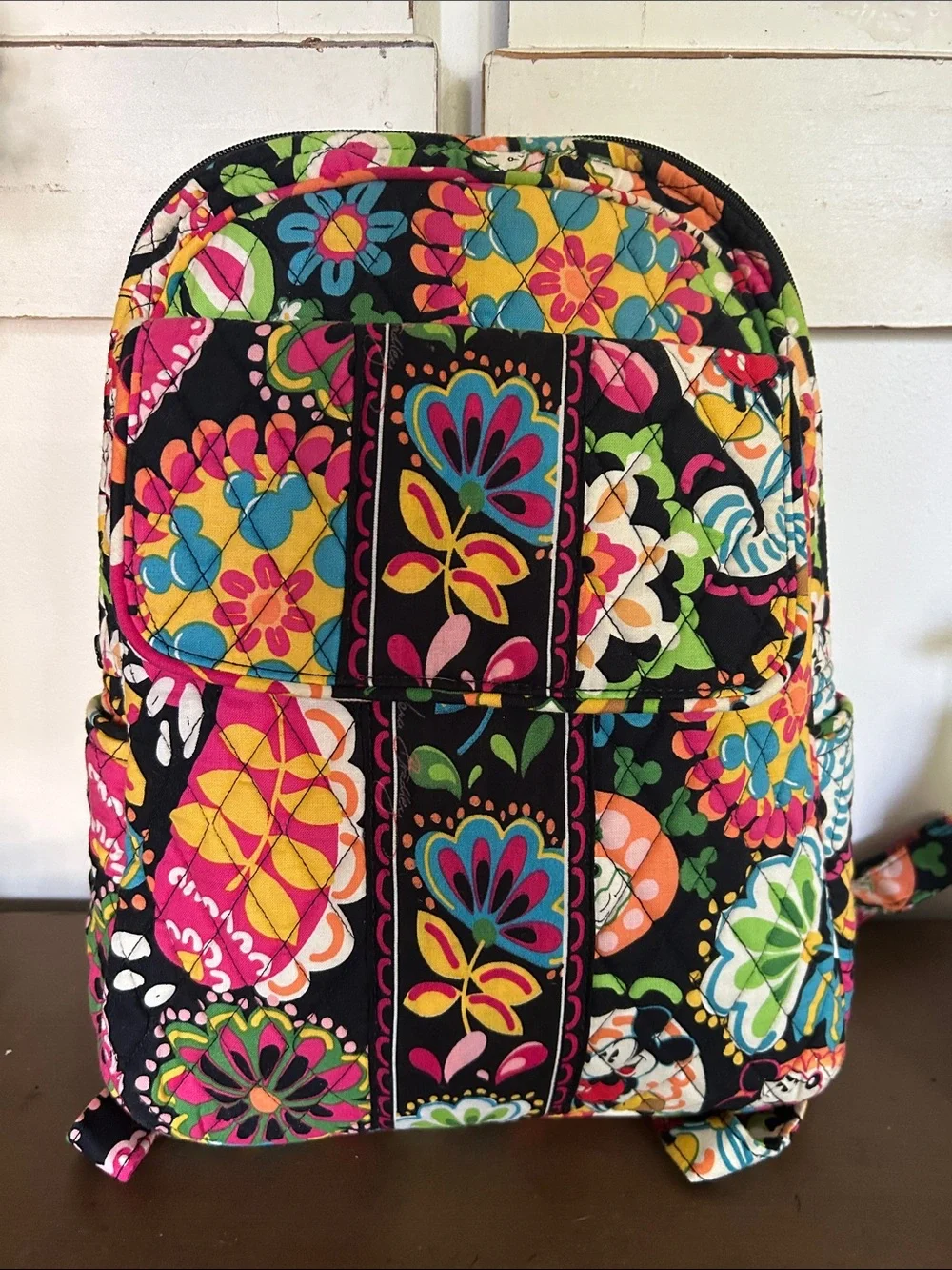 Vera Bradley x Disney Parks Midnight with Mickey Quilted Backpack